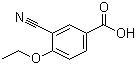 3-Cyano-4-ethoxybenzoic acid molecular structure (CAS 258273-32-4)