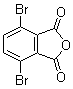 structure of CAS# 25834-16-6, 4,7-Dibromoisobenzofuran-1,3-dione;3,6-Dibromophthalic anhydride