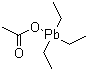 Acetoxytriethyllead(IV) molecular structure (CAS 2587-81-7)