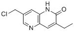 结构式 CAS# 2589531-78-0, 7-(氯甲基)-3-乙基-1H-1,5-萘啶-2-酮