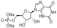 结构式 CAS# 25899-70-1, 5'-黄苷酸二钠盐