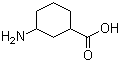 结构式 CAS# 25912-50-9, 3-氨基环己烷甲酸