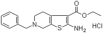 Tinoridine hydrochloride molecular structure (CAS 25913-34-2)
