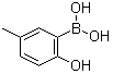结构式 CAS# 259209-21-7, 2-羟基-5-甲基苯硼酸