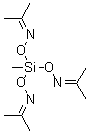 Methyltris(acetoximo)silane molecular structure (CAS 2594-75-4)