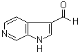 结构式 CAS# 25957-65-7, 1H-吡咯并[2,3-c]吡啶-3-甲醛