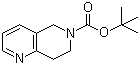 结构式 CAS# 259809-44-4, 7,8-二氢-1,6-萘啶-6(5H)-甲酸叔丁酯