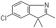 structure of CAS# 25981-83-3, 5-Chloro-2,3,3-trimethyl-3H-indole;2,3,3-Trimethyl-5-chloro-3H-indole