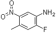 structure of CAS# 259860-00-9, 2-Fluoro-4-methyl-5-nitroaniline;2-Fluoro-4-methyl-5-nitrobenzenamine