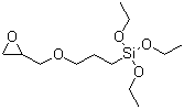3-缩水甘油醚氧基丙基三乙氧基硅烷分子结构 (CAS 2602-34-8)