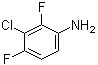 2,4-Difluoro-3-chloroaniline molecular structure (CAS 2613-34-5)