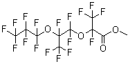 Methyl perfluoro-2,5-dimethyl-3,6-dioxanonanoate molecular structure (CAS 26131-32-8)