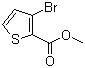 structure of CAS# 26137-08-6, Methyl 3-bromothiophene-2-carboxylate