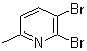 structure of CAS# 261373-04-0, 2,3-Dibromo-6-methylpyridine
