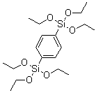 结构式 CAS# 2615-18-1, 1,4-双(三乙氧基硅烷基)苯