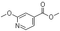 structure of CAS# 26156-51-4, 2-Methoxyisonicotinic acid methyl ester;Methyl 2-methoxy-4-pyridinecarboxylate; Methyl 2-methoxyisonicotinate