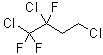 结构式 CAS# 261760-97-8, 1,2,4-三氯-1,1,2-三氟丁烷
