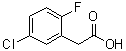 结构式 CAS# 261762-97-4, 5-氯-2-氟苯乙酸