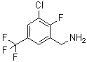 3-Chloro-2-fluoro-5-(trifluoromethyl)benzenemethanamine molecular structure (CAS 261763-07-9)