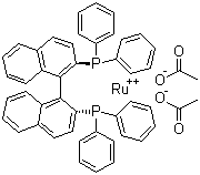 structure of CAS# 261948-85-0, Diacetato[(S)-(-)-2,2'-bis(diphenylphosphino)-1,1'-binaphthyl]ruthenium(II);(S)-Ru(OAc)2(BINAP)