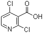 2,4-Dichloropyridine-3-carboxylic acid molecular structure (CAS 262423-77-8)