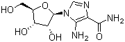 structure of CAS# 2627-69-2, Acadesine;5-Amino-1-beta-D-ribofuranosyl-1H-imidazole-4-carboxamide; Aicar