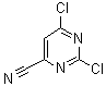 结构式 CAS# 26293-93-6, 2,6-二氯-4-嘧啶甲腈