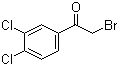 2-Bromo-3',4'-dichloroacetophenone molecular structure (CAS 2632-10-2)