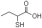 结构式 CAS# 26473-48-3, 2-巯基丁酸