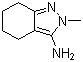 structure of CAS# 26503-23-1, 3-Amino-4,5,6,7-tetrahydro-2-methylindazole;Nortetrydamine; Nortetridamine