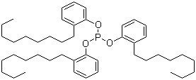 结构式 CAS# 26523-78-4, 三(壬基酚)亚磷酸酯; 抗氧化剂-1178; 防老剂 TNP