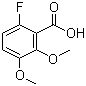structure of CAS# 265670-72-2, 6-Fluoro-2,3-dimethoxybenzoic acid;5,6-Dimethoxy-2-fluorobenzoic acid
