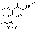 Sodium 2-diazo-1-naphthol-5-sulfonate molecular structure (CAS 2657-00-3)