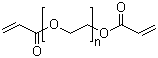 Poly(ethylene glycol) diacrylate molecular structure (CAS 26570-48-9)
