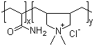 structure of CAS# 26590-05-6, Poly(acrylamide-co-diallyldimethylammonium chloride);Poly(2-propene-1-aminium,N-dimethyl-N-2-propenyl chloride-co-acrylamide)