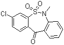 3-Chloro-6-methyl-dibenzo[c,f][1,2]thiazepin-11(6H)-one 5,5-dioxide molecular structure (CAS 26638-53-9)