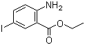 Ethyl 2-amino-5-iodobenzoate molecular structure (CAS 268568-11-2)