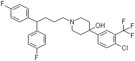 Penfluridol  molecular structure (CAS 26864-56-2)