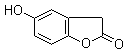 structure of CAS# 2688-48-4, 2,5-Dihydroxyphenylacetic acid gamma-lactone;5-Hydroxy-2(3H)-benzofuranone
