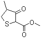 Methyl tetrahydro-4-methyl-3-oxothiophene-2-carbonate molecular structure (CAS 2689-70-5)