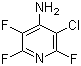 结构式 CAS# 2693-57-4, 4-氨基-3-氯-2,5,6-三氟吡啶