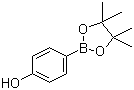structure of CAS# 269409-70-3, 4-Hydroxyphenylboronic acid pinacol ester;4-(4,4,5,5-Tetramethyl-1,3,2-dioxaborolan-2-yl)phenol
