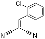 结构式 CAS# 2698-41-1, 邻氯苄叉缩丙二腈; 邻氯苄叉丙二腈