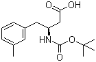 Boc-(S)-3-Amino-4-(3-methylphenyl)butyric acid molecular structure (CAS 270062-93-6)
