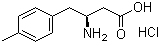 结构式 CAS# 270062-95-8, (S)-3-氨基-4-(4-甲基苯基)丁酸盐酸盐
