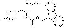 structure of CAS# 270062-97-0, Fmoc-(S)-3-Amino-4-(4-methylphenyl)butanoic acid;(S)-N-(9-Fluorenylmethyloxycarbonyl)-3-amino-4-(4-methylphenyl)butanoic acid