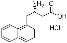 (S)-3-Amino-4-(1-naphthyl)butyric acid hydrochloride molecular structure (CAS 270063-00-8)