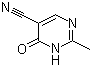 structure of CAS# 27058-54-4, 1,6-Dihydro-2-methyl-6-oxo-5-pyrimidinecarbonitrile;NSC 95369