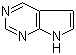 structure of CAS# 271-70-5, 1H-Pyrrolo[2,3-d]pyrimidine;7H-Pyrrolo[2,3-d]pyrimidine; 3H-Pyrrolo[2,3-d]pyrimidine; 7-Deazapurine; NSC 94210