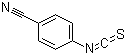 结构式 CAS# 2719-32-6, 4-氰基苯基异硫氰酸酯